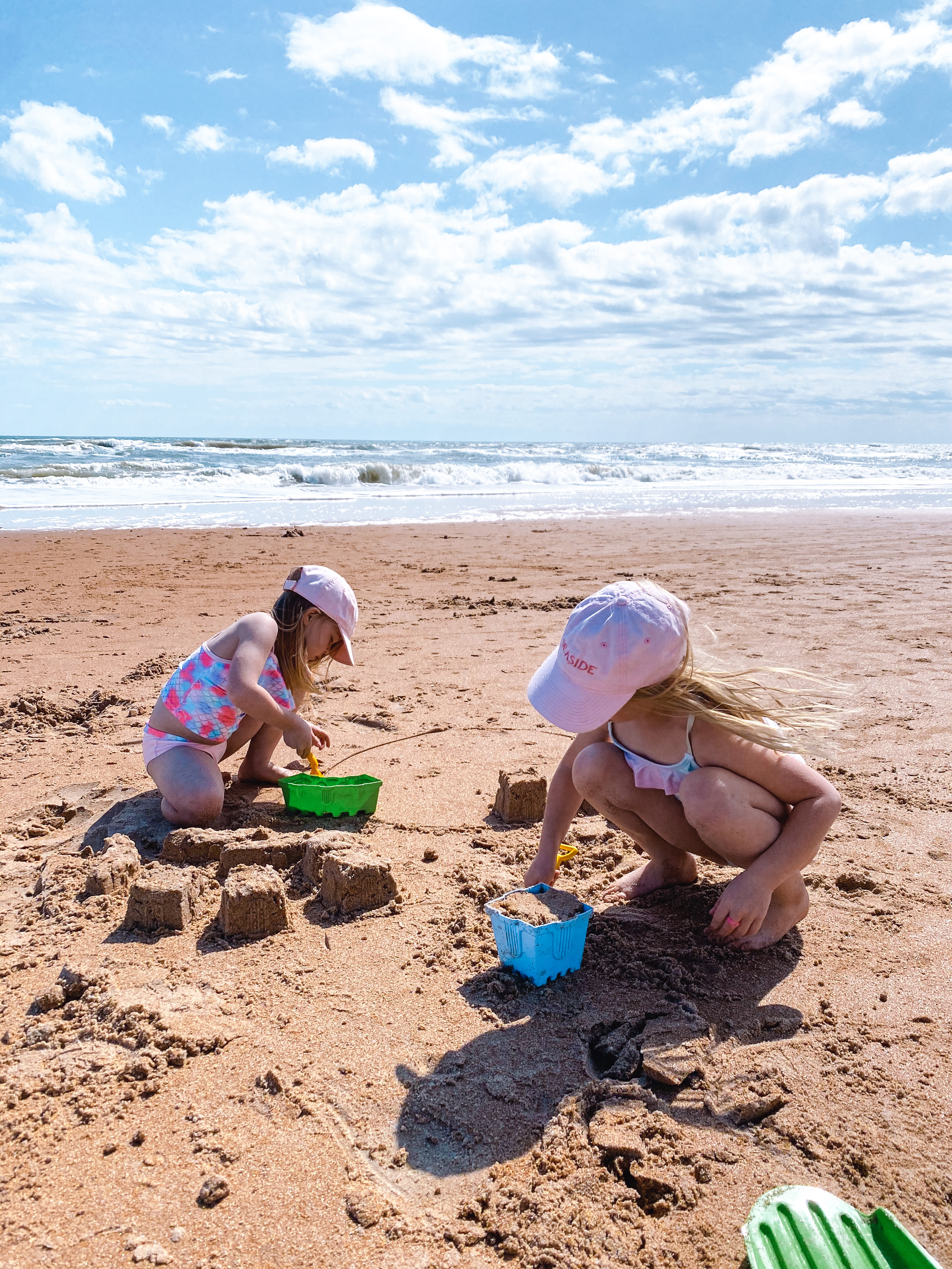 beach play coral sands