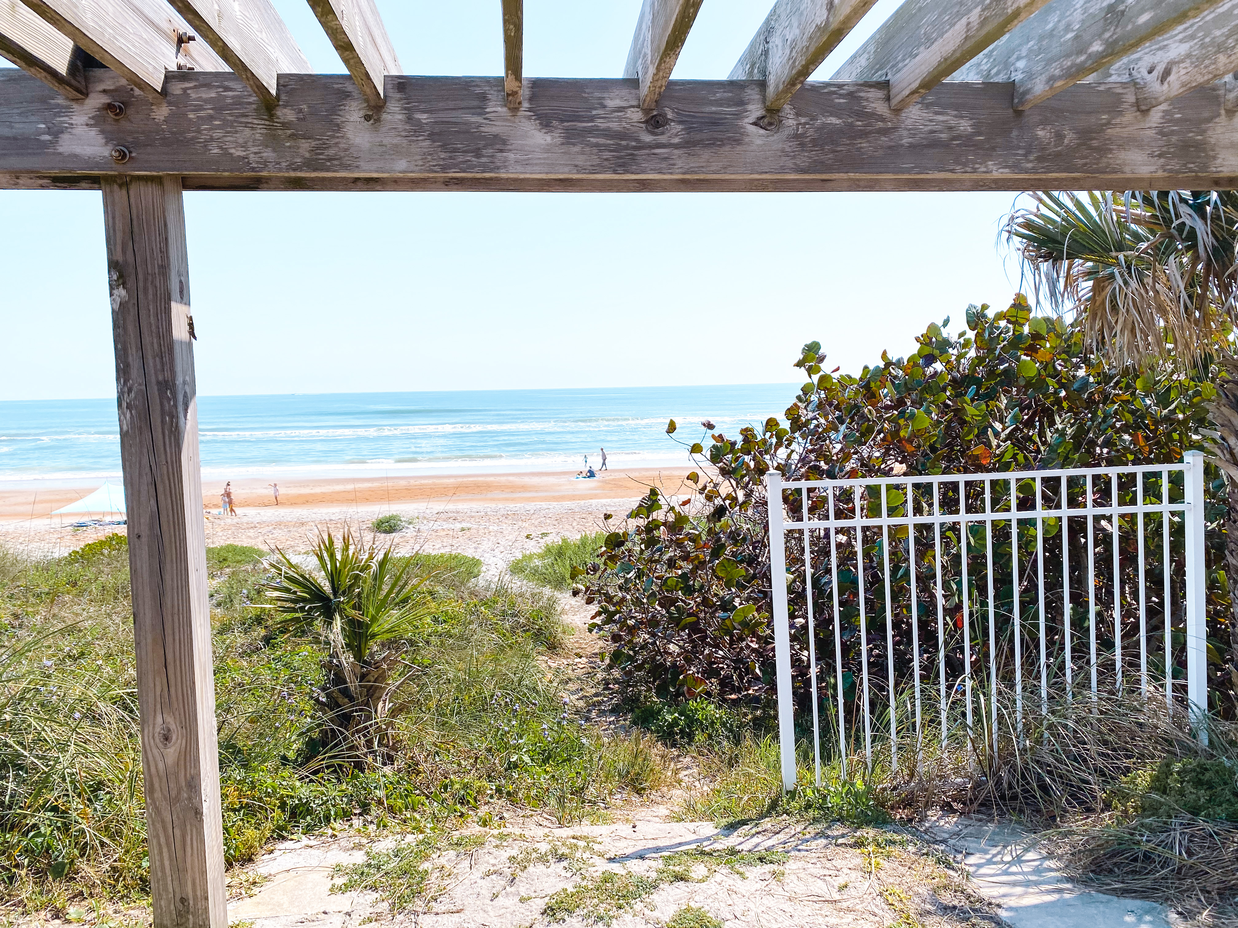 coral sands beach view