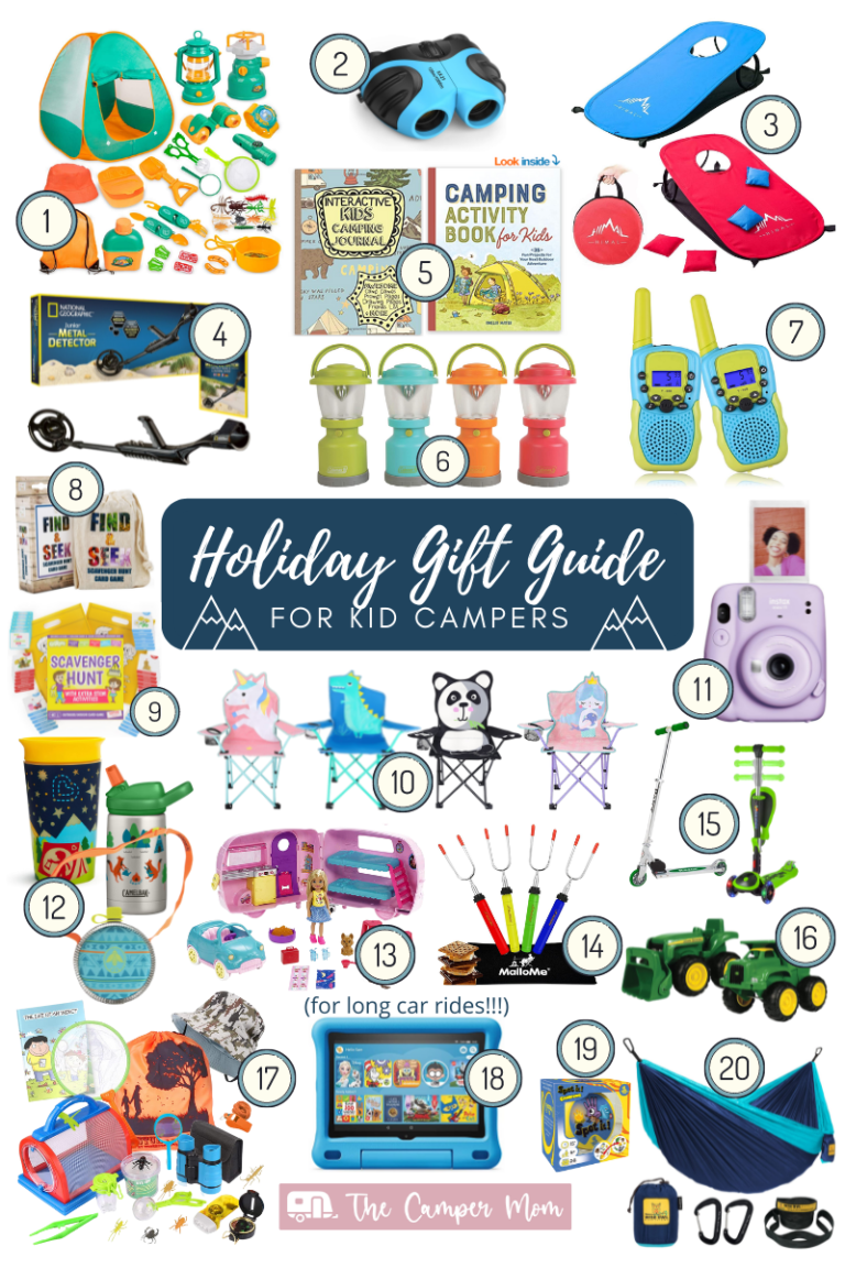 Holiday Gift Ideas for Camping Enthusiasts - The Camper Mom