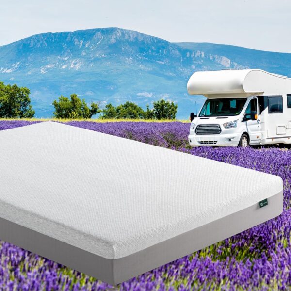 ZINUS 8 Inch Ultima RV Memory Foam Mattress [New Version], Short Queen